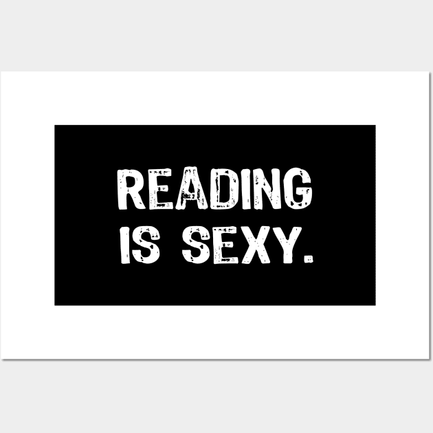 Reading is Sexy Wall Art by Yasna